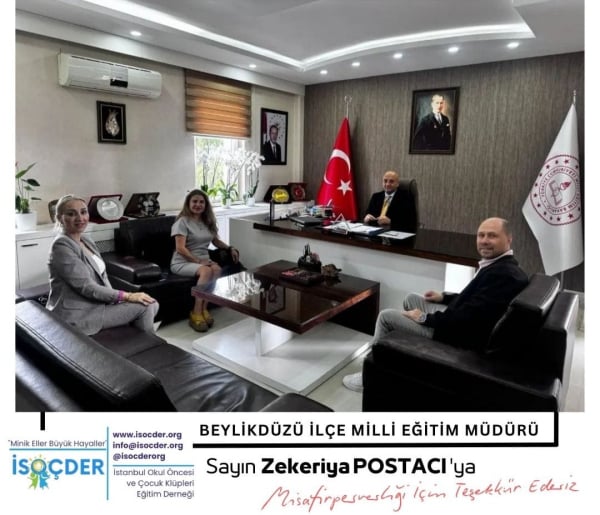 İSOÇDER, Beylikdüzü İlçe Milli eğitim Müdürü ziyareti